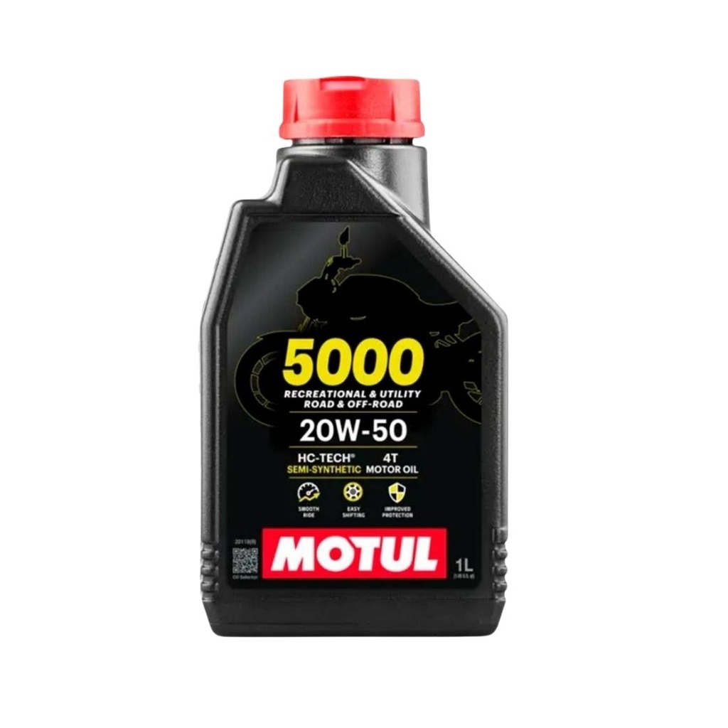 ACEITE MOTUL 4T 5000 20W50 SEMISINTETICO