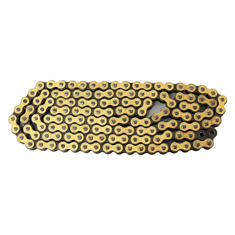 [T161] CADENA 428DX136 GOLD & BLACK DID