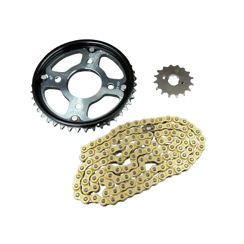[T302] KIT DE SPROCKS Y CADENA 250-Z NUEVA (19-23) (P-13T S-42T C-520X106L)