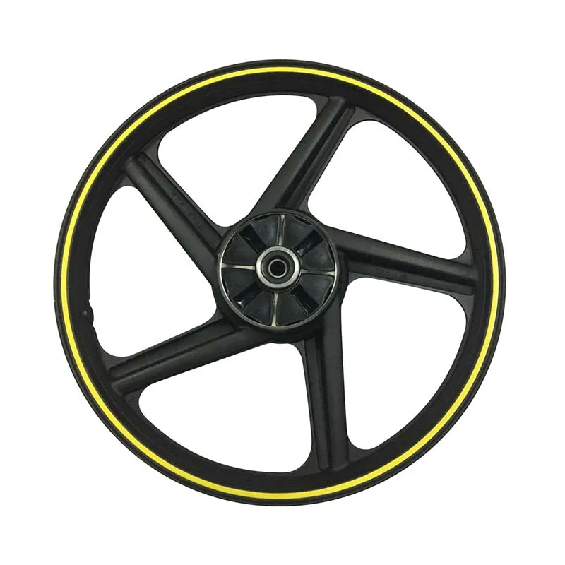 [W722] RIN TRASERO FT 150S/FT 150TS NEGRO FILO AMARILLO 1.60 X18